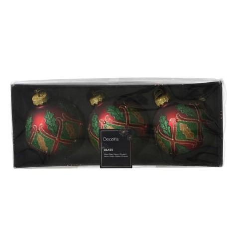 SFERA VETRO GREEN-RED D8